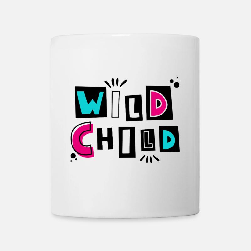 Wild Child - Conçu pour les petits tourbillons - Mug blanc - blanc