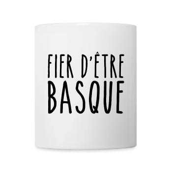 Basque la fierté du Pays basque - Mug blanc - blanc - Devant