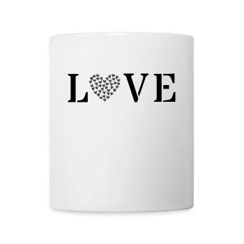 LOVE Motif | Minimalist Black - Mug - white - Front