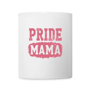Stolze PRIDE MAMA Statement für Regenbogenfamilien - Tasse - Weiß - Vorne