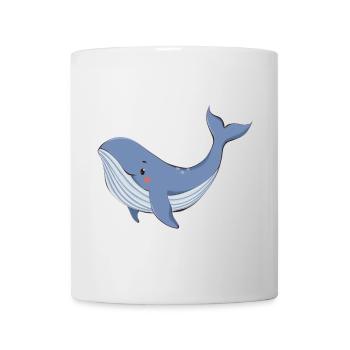 Blauwal - Tasse - Weiß - Vorne