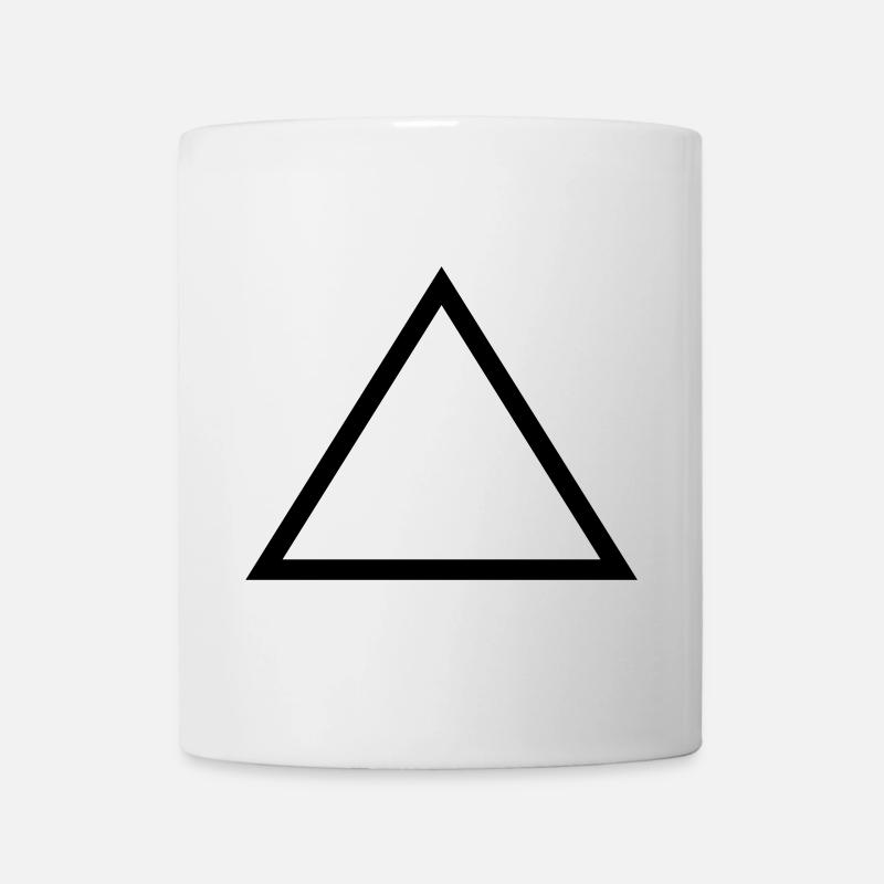 Dreieck - Tasse - Weiß