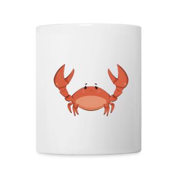 Krebs - Tasse - Weiß - Vorne
