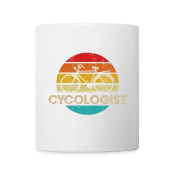 Vintage Bicycle Sunset Design - Mug - white - Front