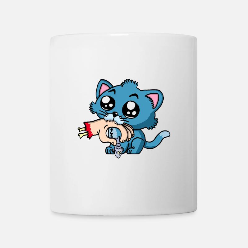 Le chaton a faim ! - Mug blanc - blanc