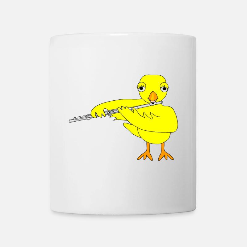 Flûte poussin - Mug blanc - blanc