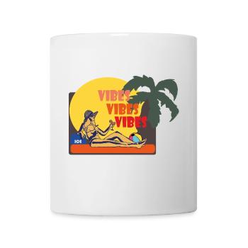Été - Mug blanc - blanc - Devant