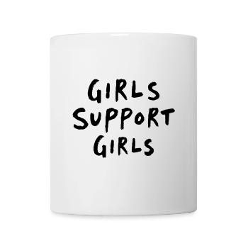 Girls Support Girls Freundschaft - Tasse - Weiß - Vorne