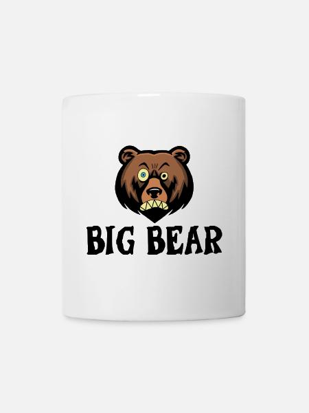 Großer Bär - Tasse - Weiß