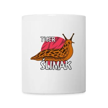Tiger Ślimak | Lustiges polnisches Meme Shirt - Tasse - Weiß - Vorne