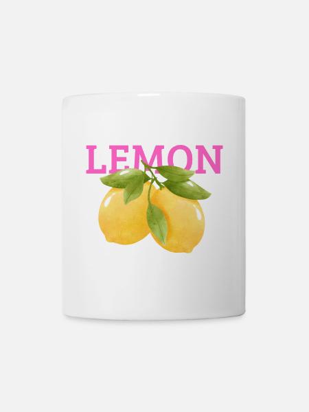 Lemon - Tasse - Weiß