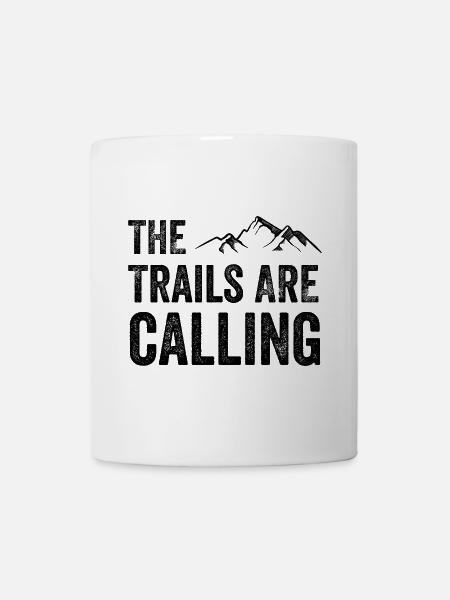 Die Spuren rufen - Tasse - Weiß