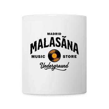 Madrid Malasaña Music Store Underground - Vintage - Mug - white - Front