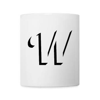 Letter W, name, the letter W - Mug - white - Front