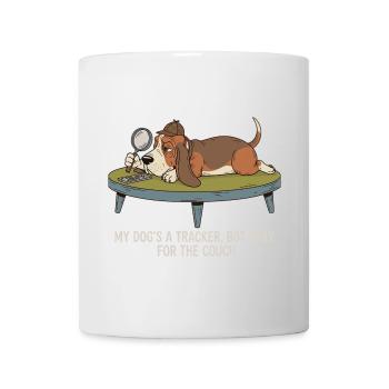 Mon chien est un chien renifleur, mais seulement pour le canapé - Mug blanc - blanc - Devant
