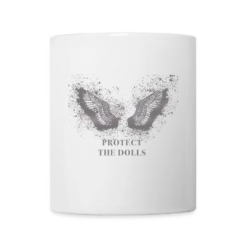 angelwings,protect the dolls, engelsflügel, lgbt - Tasse - Weiß - Vorne