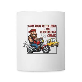 Des tuyaux bruyants sauvent des vies - Mug blanc - blanc - Devant