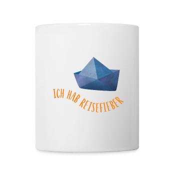 Travel fever paper ship cool sayings ready for vacation - Mug - white - Front