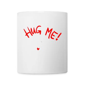 Hug me - Tasse - Weiß - Vorne