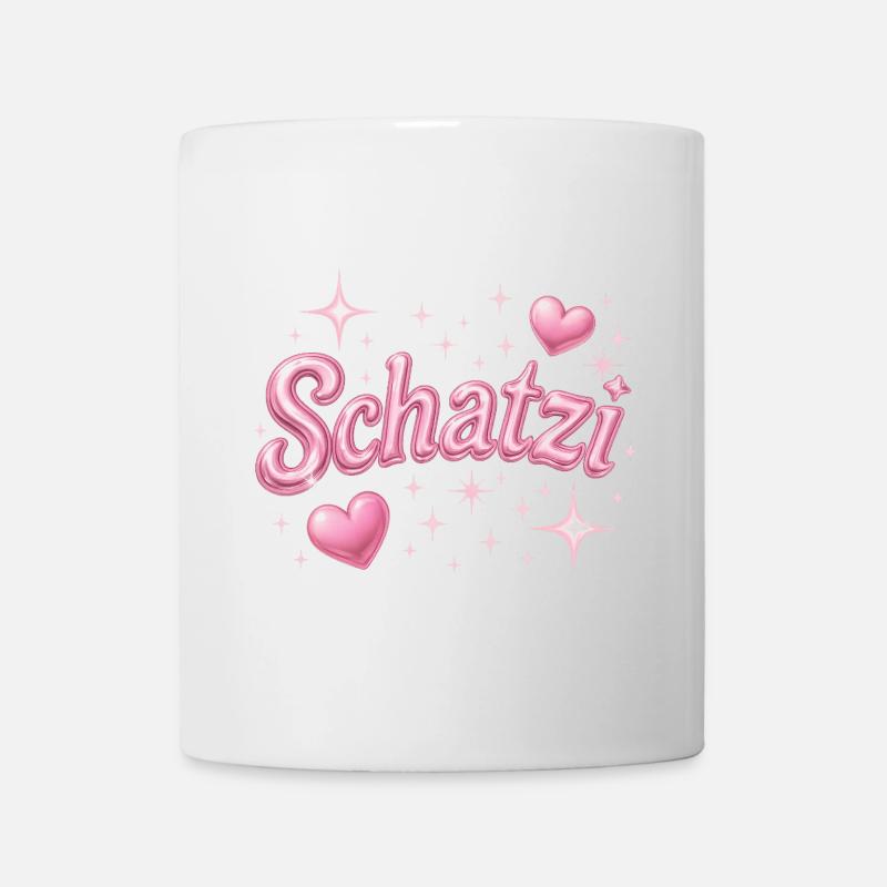 schatzi / Y2K Style - Tasse - Weiß
