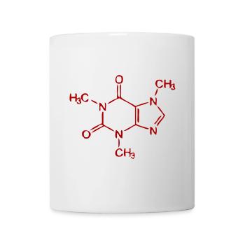 koffein - Tasse - Weiß - Vorne