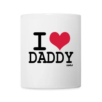 i love daddy by wam - Mug - white - Front