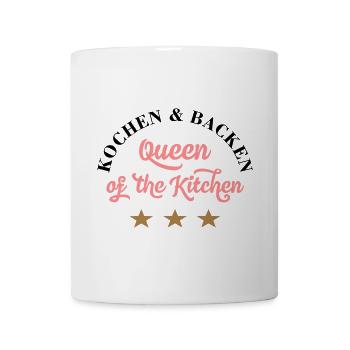 kochen - Tasse - Weiß - Vorne
