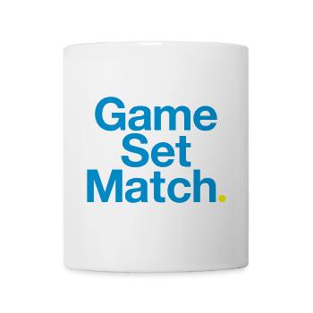 TENNIS Jeu de tennis - Mug blanc - blanc - Devant
