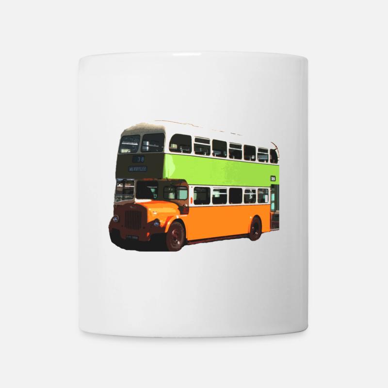 Glasgow Corporation Bus - Mug - white