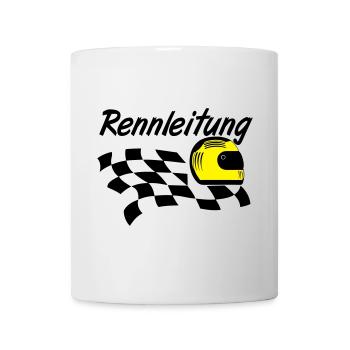 Party Shirt ,Feiern , Karneval, Rennleitung(25) - Tasse - Weiß - Vorne