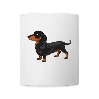 Dachshund - Mug - white - Front