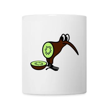 Kiwi - Tasse - Weiß - Vorne