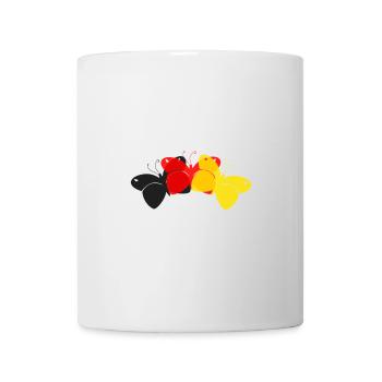 Papillons Allemagne - Mug blanc - blanc - Devant