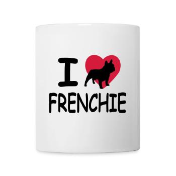 J'aime les Bouledogues Français - Mug blanc - blanc - Devant