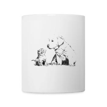 Puppy and kitten - Mug - white - Front