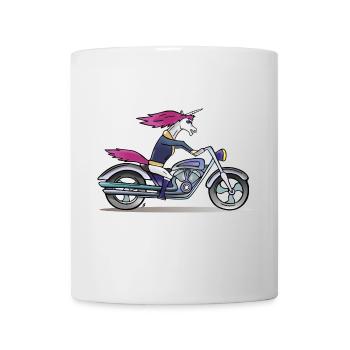 Badass Unicorn - Einhorn - Tasse - Weiß - Vorne