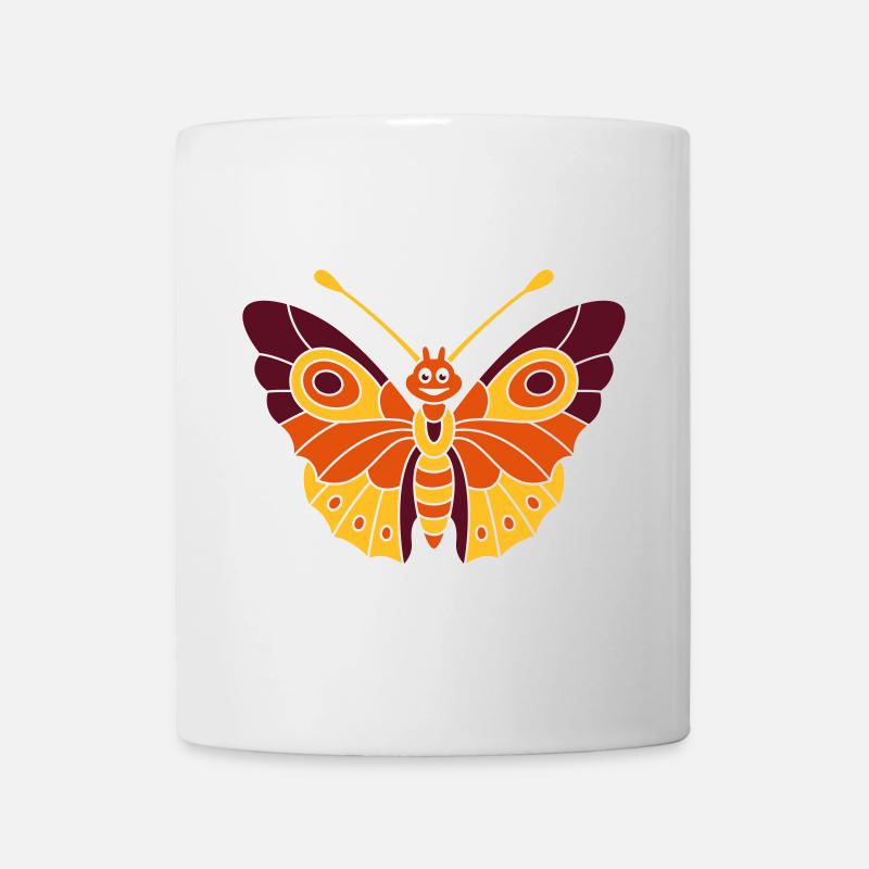 Butterfly (d) - Mug - white