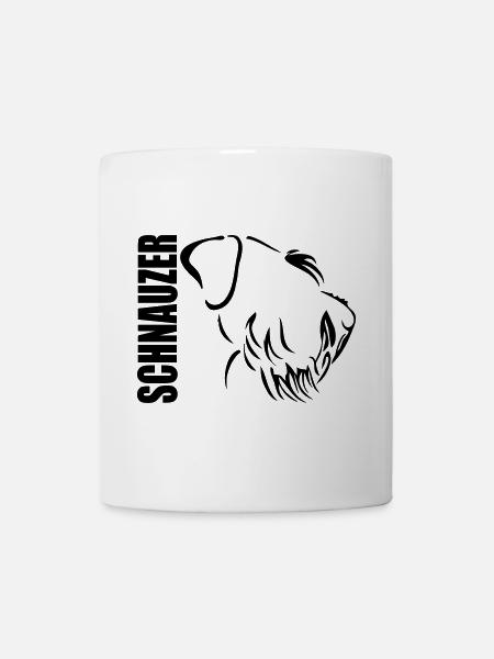 SCHNAUZER Profil Chiens Chien Wilsigns - Mug blanc - blanc