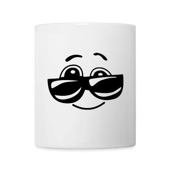 Cool Sunglasses Comic Funny - Mug - white - Front