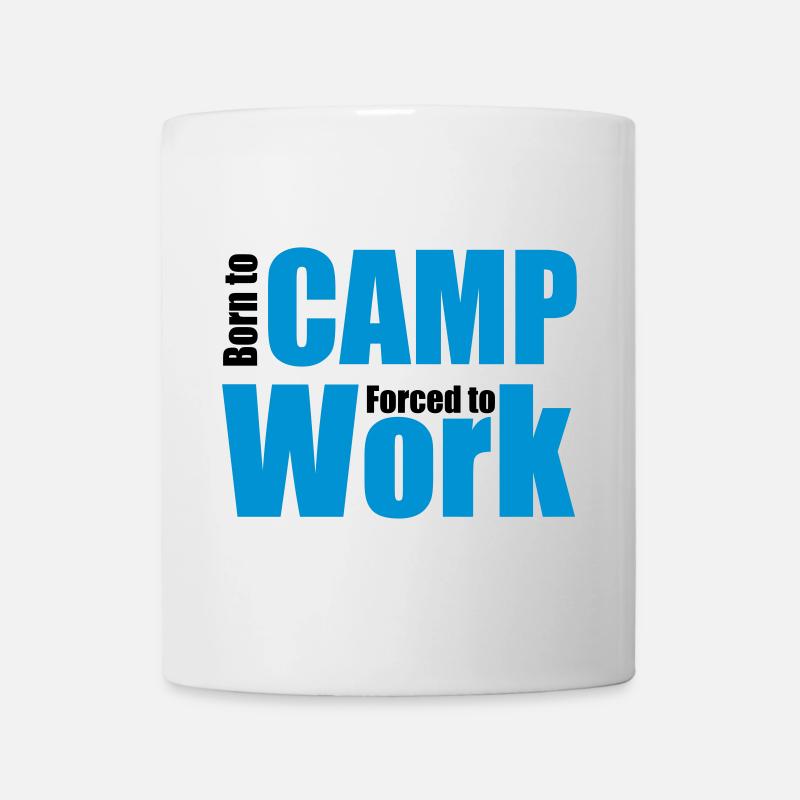 Camping - Tasse - Weiß
