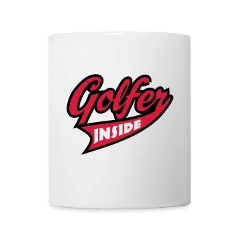 Golf - Tasse - Weiß - Vorne