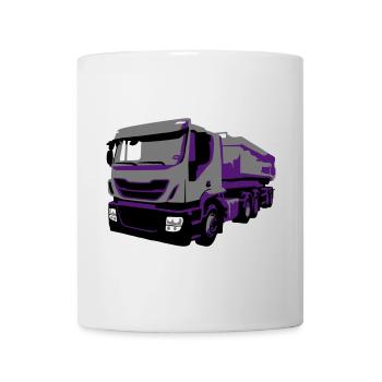 TruckIvecVektor - Tasse - Weiß - Vorne