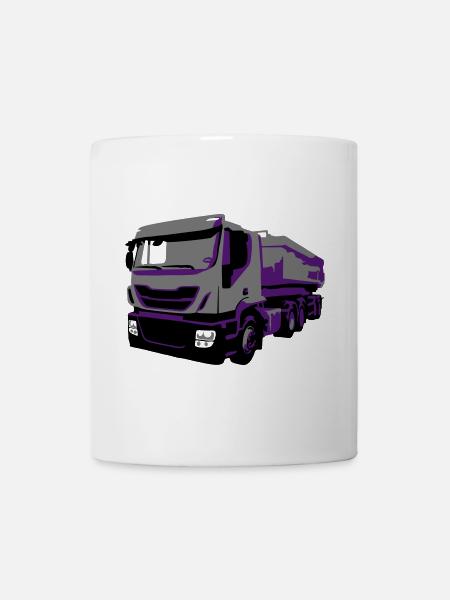 TruckIvecVektor - Tasse - Weiß
