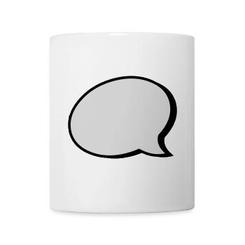 2541614 15422397 speech bubble - Mug - white - Front
