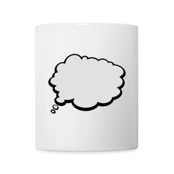 2541614 15422398 denkblase - Tasse - Weiß - Vorne