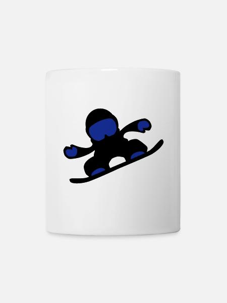 snowboarder - Tasse - Weiß