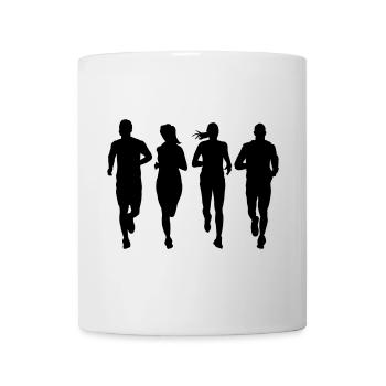 running couple group - Mug - white - Front