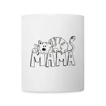 Cats Mum - Cat - Comic - Funny - Gift - Mug - white - Front