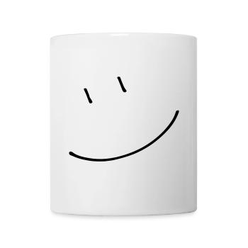 Smiley lachen (dh) - Tasse - Weiß - Vorne