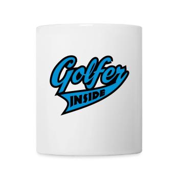 Golf - Tasse - Weiß - Vorne